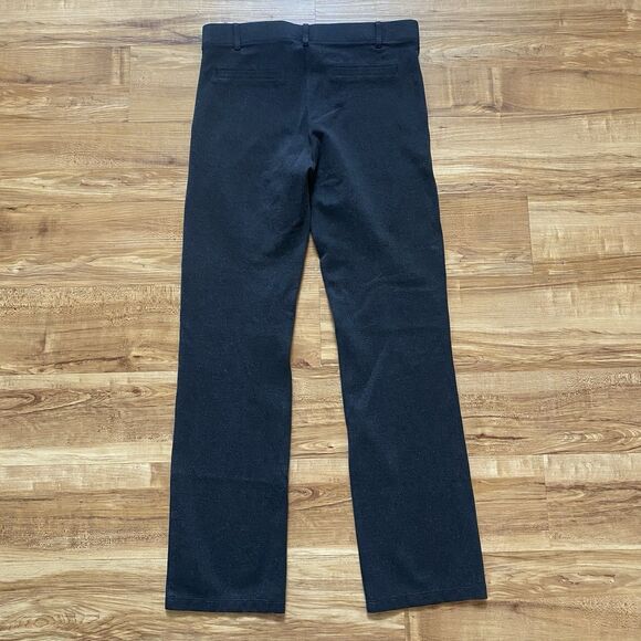 BETABRAND Petite M Gray Pull On Stretch Office Pants Yoga Career Minimalist Knit - Picture 6 of 15